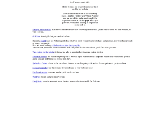 resources screenshot