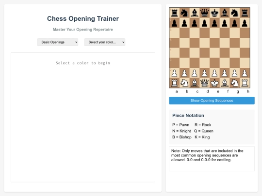 Chess/chesstest screenshot