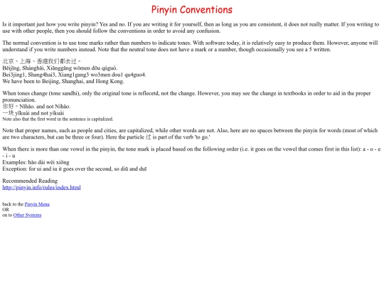 Chinese Basics/PinyinConv screenshot