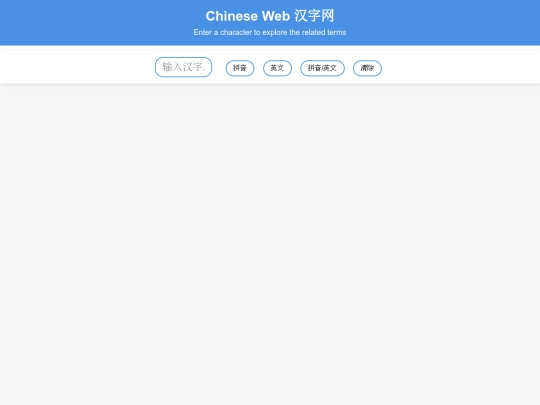 Chinese Tools/ChWeb/chwebbkup screenshot