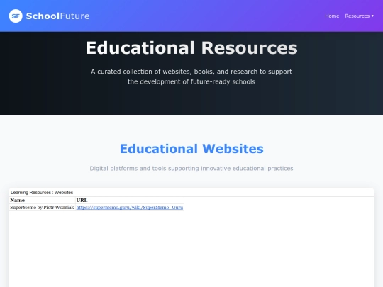 FutureSchool/resources screenshot