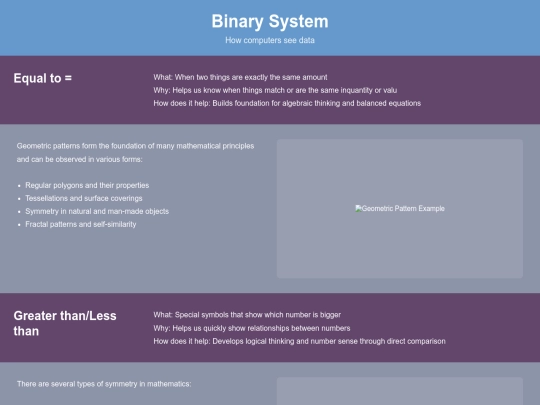 Math/binary screenshot