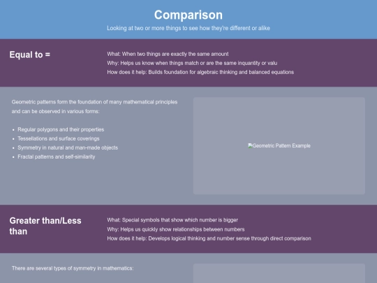 Math/comparison screenshot