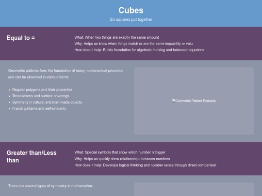 Math/cubes screenshot