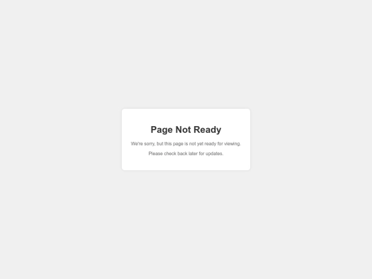 PD/notready screenshot