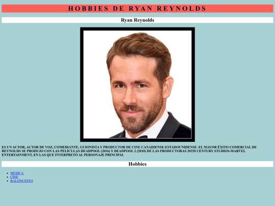 Proyecto 3/Hobbies screenshot