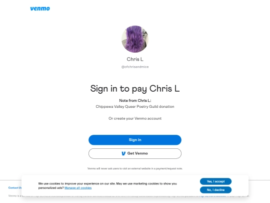 venmo screenshot