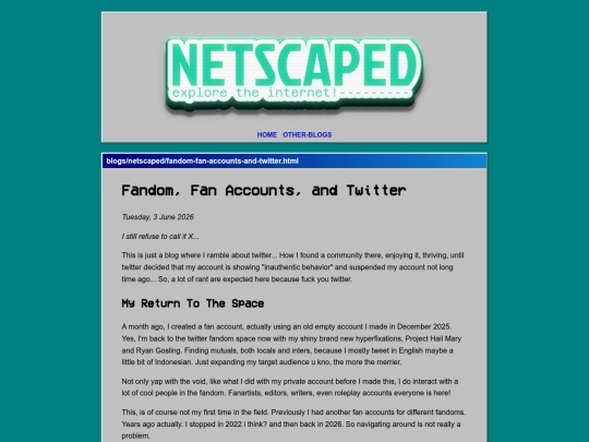 Blogs/Netscaped/030626 screenshot