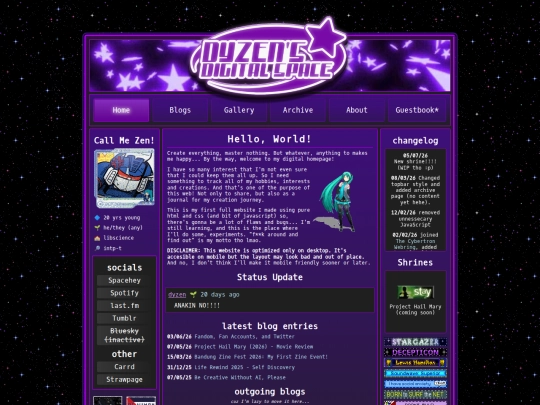 index screenshot