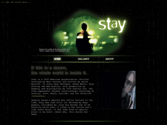 shrines/stay2005/home screenshot