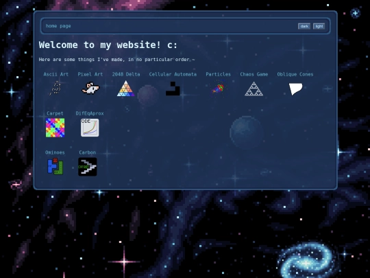 index screenshot