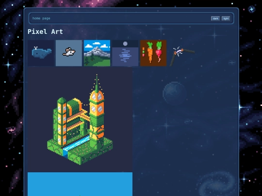 pages/pixelart screenshot