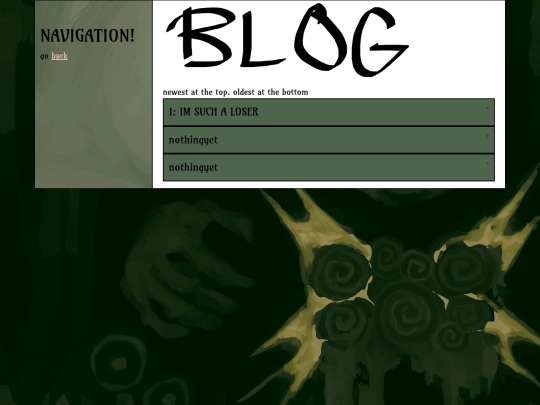 weblog screenshot
