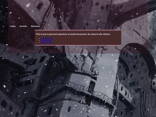 archive screenshot