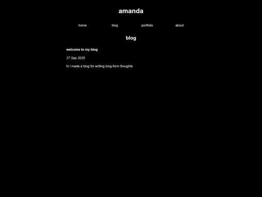 blog screenshot