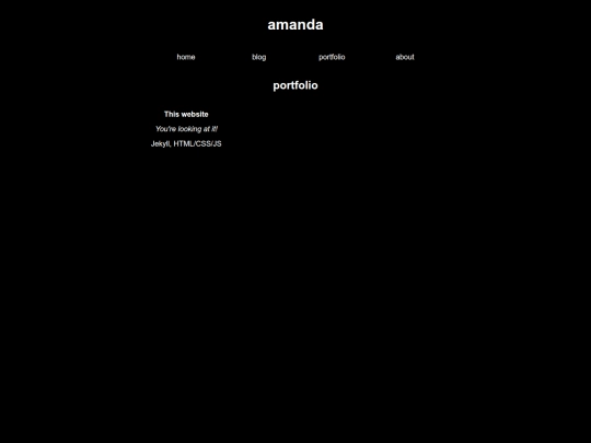 portfolio screenshot