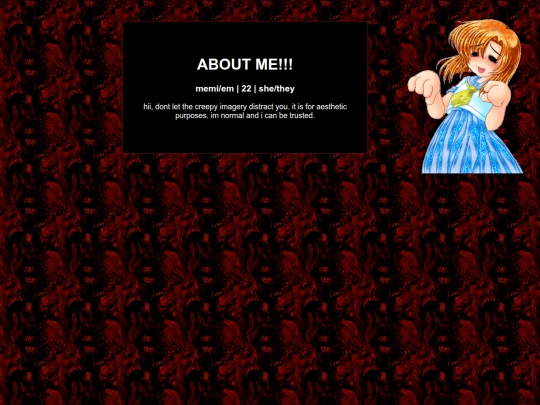 aboutme screenshot