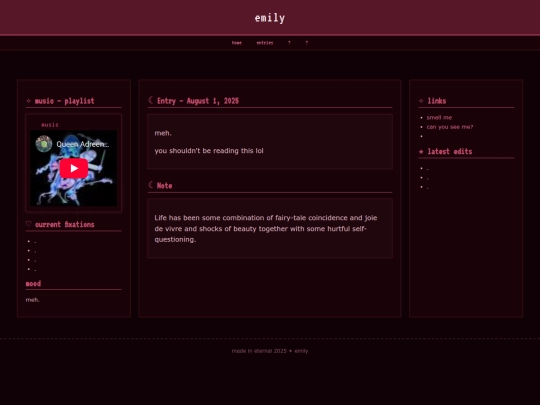 emilysrabbithole screenshot