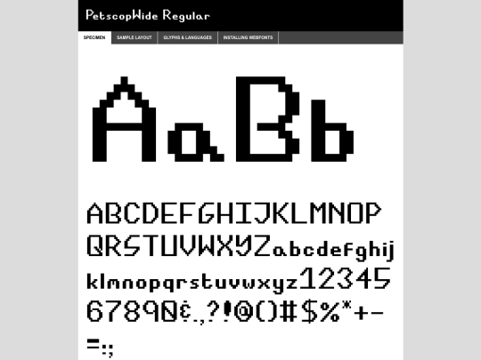 webfontkit-20241107-152909/petscopwide-demo screenshot