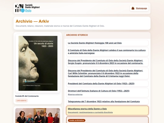 arkiv screenshot