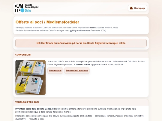 medlemstilbud screenshot