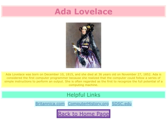 AdaLovelace screenshot