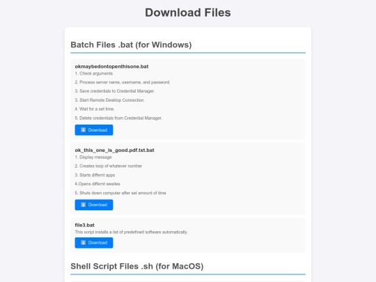 index screenshot
