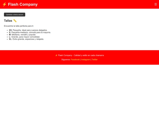 tallas screenshot