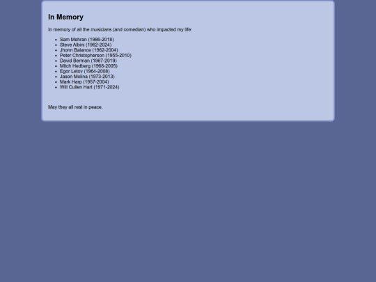 memory screenshot