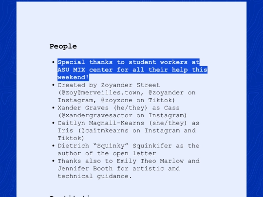 assigned-earth-at-birth/credits screenshot
