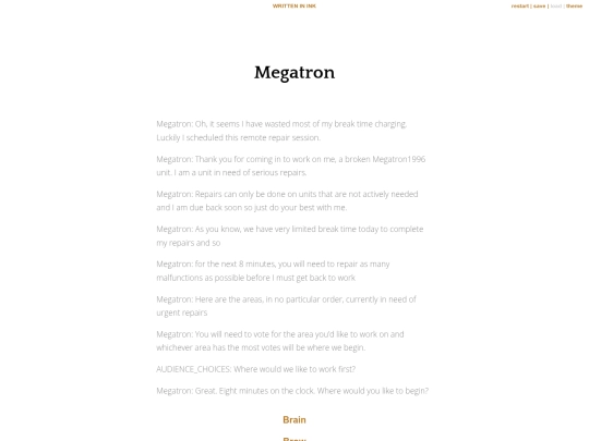 scratch/BSL-prep/Megatron screenshot