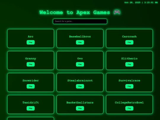 games screenshot