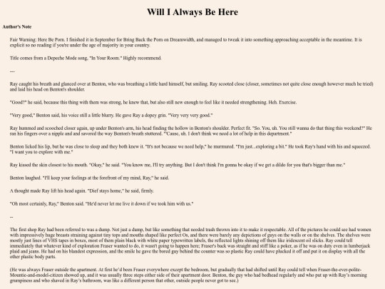 scribblefics/duesouth/willialwaysbehere screenshot