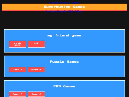 games screenshot