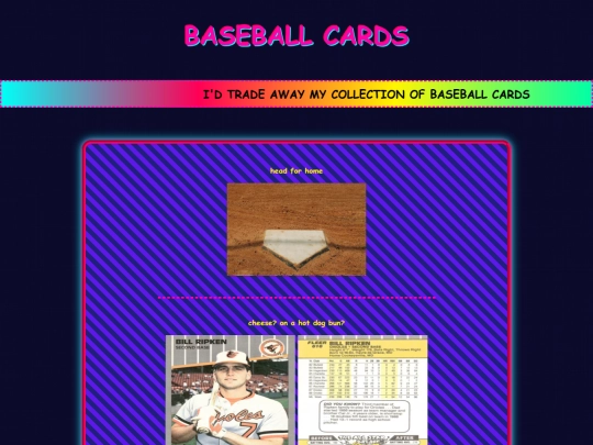 baseballcards screenshot