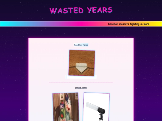 wastedyears screenshot