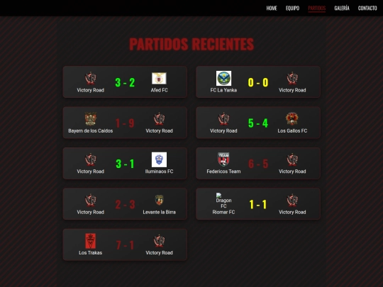 partidos screenshot