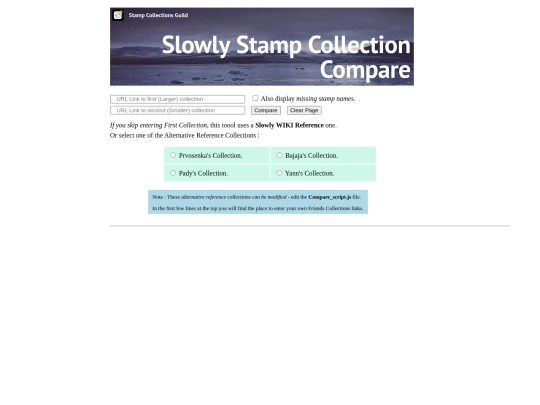 StampGuild/Stamp_Comparator screenshot