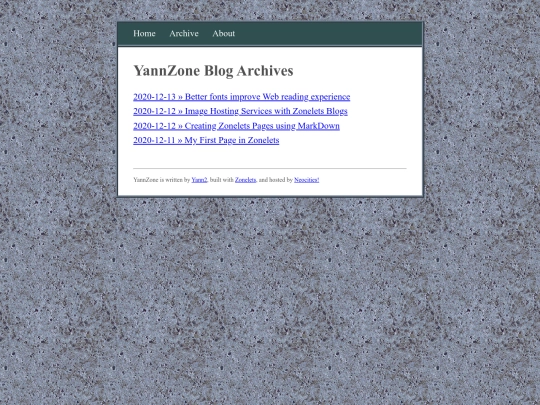 YannTest/archive screenshot