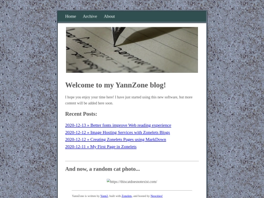 YannTest screenshot