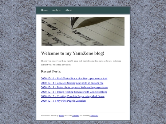 YannZone screenshot