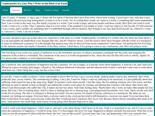 commentaries_of_a_liar screenshot