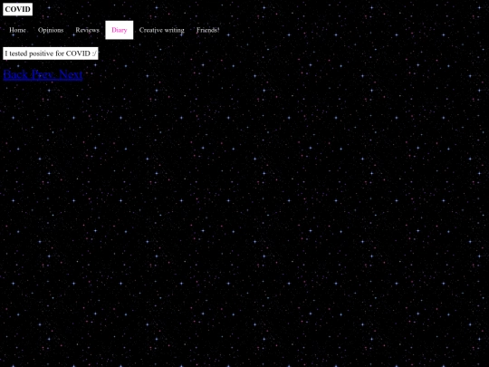 covid-test-positive screenshot