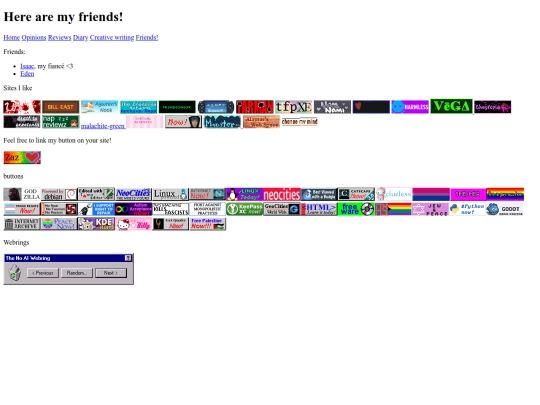 links screenshot