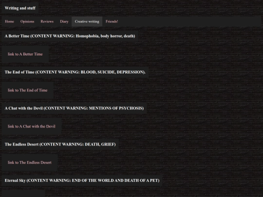 writing screenshot