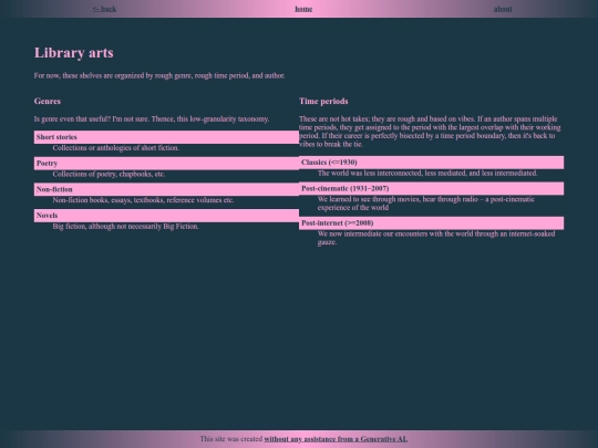 library-arts screenshot