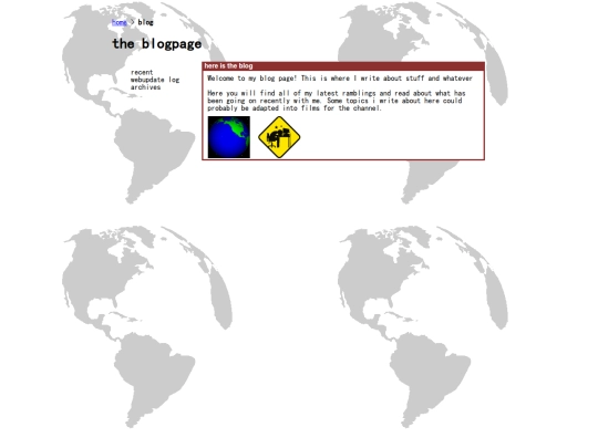 blog screenshot