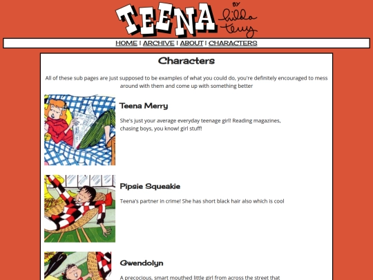 comics/sphinx/characters screenshot