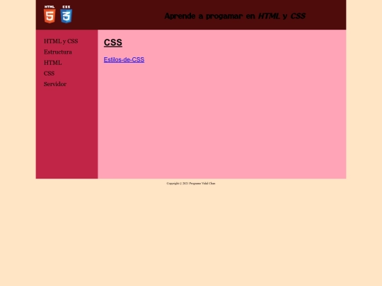 css screenshot