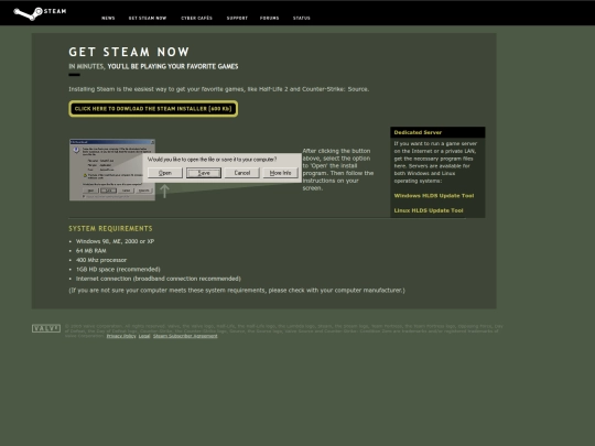 Steam Revival/Steampowered_62405_GetSteamNow/Get Steam Now! screenshot